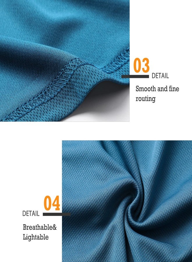 Surenow شورت رياضي رجالي من Surenow، مناسب للجري والتمارين الرياضية، بطول 3 بوصات، خفيف الوزن، يسمح بمرور الهواء، مزود بجيوب، لون أزرق - Image 5